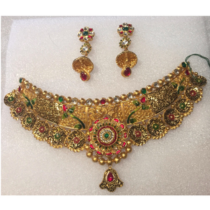 Rajkot Antique Jewellery Bridal Necklace Set