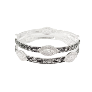 Oxidised 925 Silver Bangles