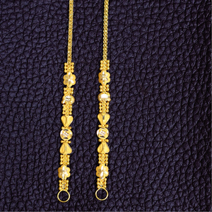 22KT  EARRINGS CHAIN