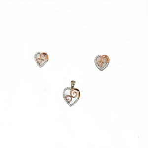 925 sterling silver beautiful heart pendant s