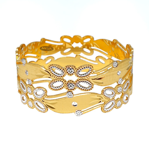 1 Gram Gold Forming Designer Bangles MGA - BG