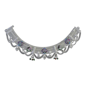 Fancy Silver Anklet
