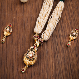 22K JADTAR PENDANT SET