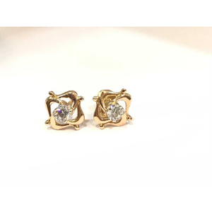 18k Designer Rose Gold Earring E-60518