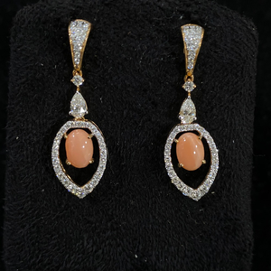 Fancy diamond earrings