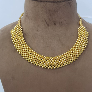 916 Gold Plain Trending Traditional Necklace 