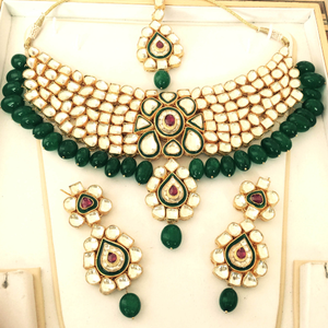 925 Silver Indian Traditional Style Kundan  N
