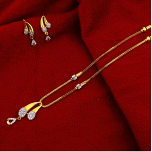 22 carat gold classical ladies chain necklace
