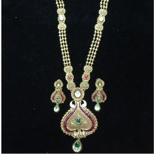 916 gold antique necklace set