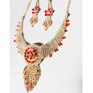 Stylish Bridal Diamond Necklace Set