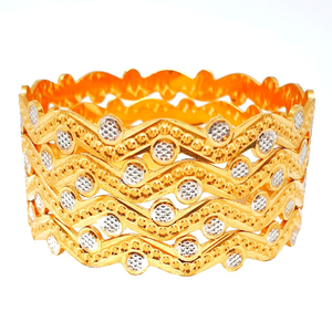 One gram gold forming machine cut bangles mga