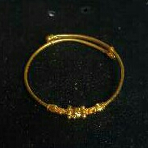 22K Gold Kids Indian Fancy Kadli Yellow