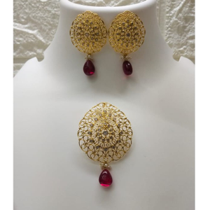 18k gold light weight Designer set