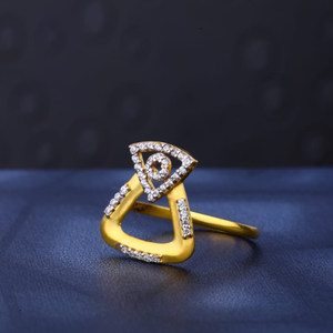 916 Gold Hallmark Gorgeous Ladies Ring LR504