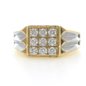 18kt / 750 yellow gold sword fancy handmade d