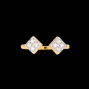 18k gold delicate design rings schr12