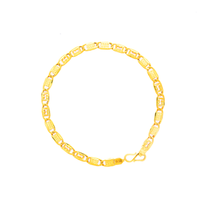 Exquisite yellow gold 22karat gold bracelet f