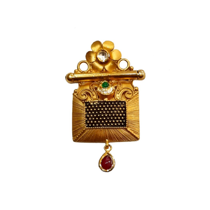 22K Gold Antique Designer Mangalsutra Pendant