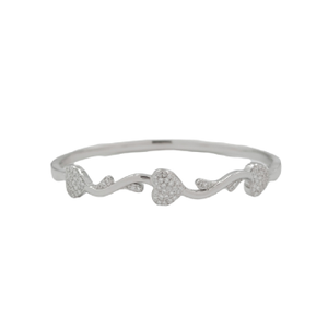 Tri heart 925 silver bracelet