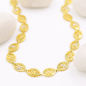 Impressive fancy hand made gold chain