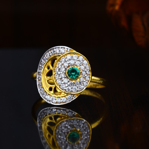 916 gold hallmark classic design ring 