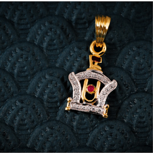 22k CZ SWAMINARAYAN PENDANTS