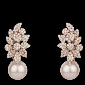 Diamonds and Pearls Earrings&nbsp;JSJ0122
