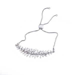 18K White Gold Lab Grown Diamond Adjustable B