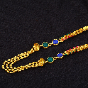 916 Gold Designer Moti Mala AC162