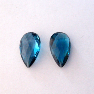 17.80ct briolette blue topaz