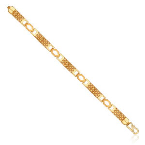 14 k yellow gold attractive bracelet