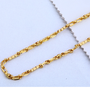 916 Gold Mens  Hallmark  Classic Choco Chain 