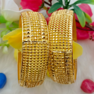 916 plain gold broad patla