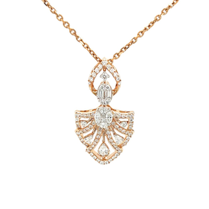Amazing hanging drop diamond Pendant for wome
