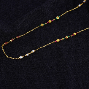 Ladies delicate single layer fancy moti mala-