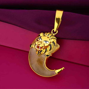 916 gold lion nails (nakhun) gants pendant
