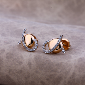 18kt Gold Exclusive Rose earring RE55