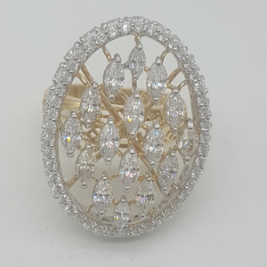 Aroha Creative Diamond Simulants Ring JSJ0268