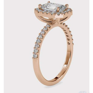 18k gold ring unisex ring with princess and r