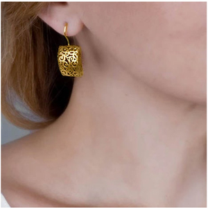 18 Kt Hallmark Real Solid Yellow Gold Filigre