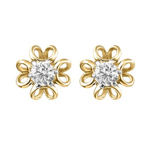 Entwined stud earrings