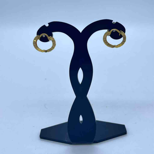 18k gold basket bali & earrings