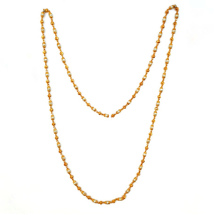 1 gram gold forming moti mala chain mga - mle