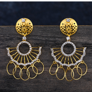 916 Gold Hallmark Women's Stylish  Jhummar Ea