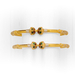 916 yellow gold  kadli