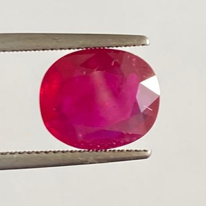 5.14ct oval red ruby-manek