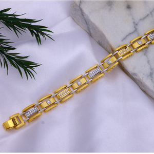 classic design gents bracelet in 22k 916