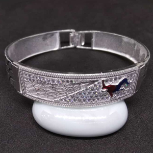 Silver antique gents bracelet rh-gb717