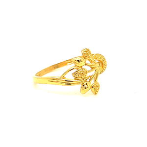 22k Gold Plain Stylish Ring