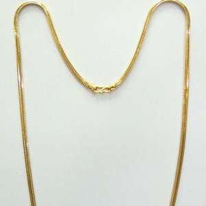 22kt / 916 gold plain casual ware chain for u
